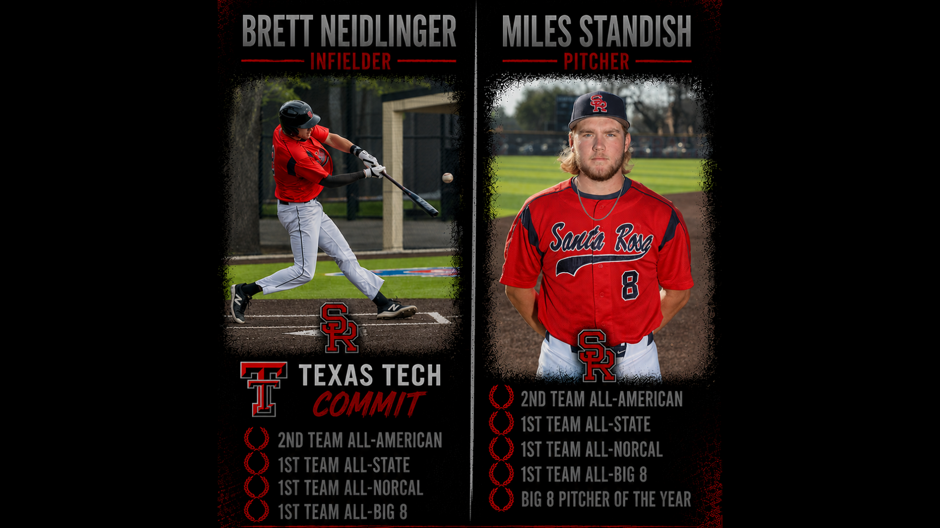 Brett Neidlinger & Miles Standish action shots.