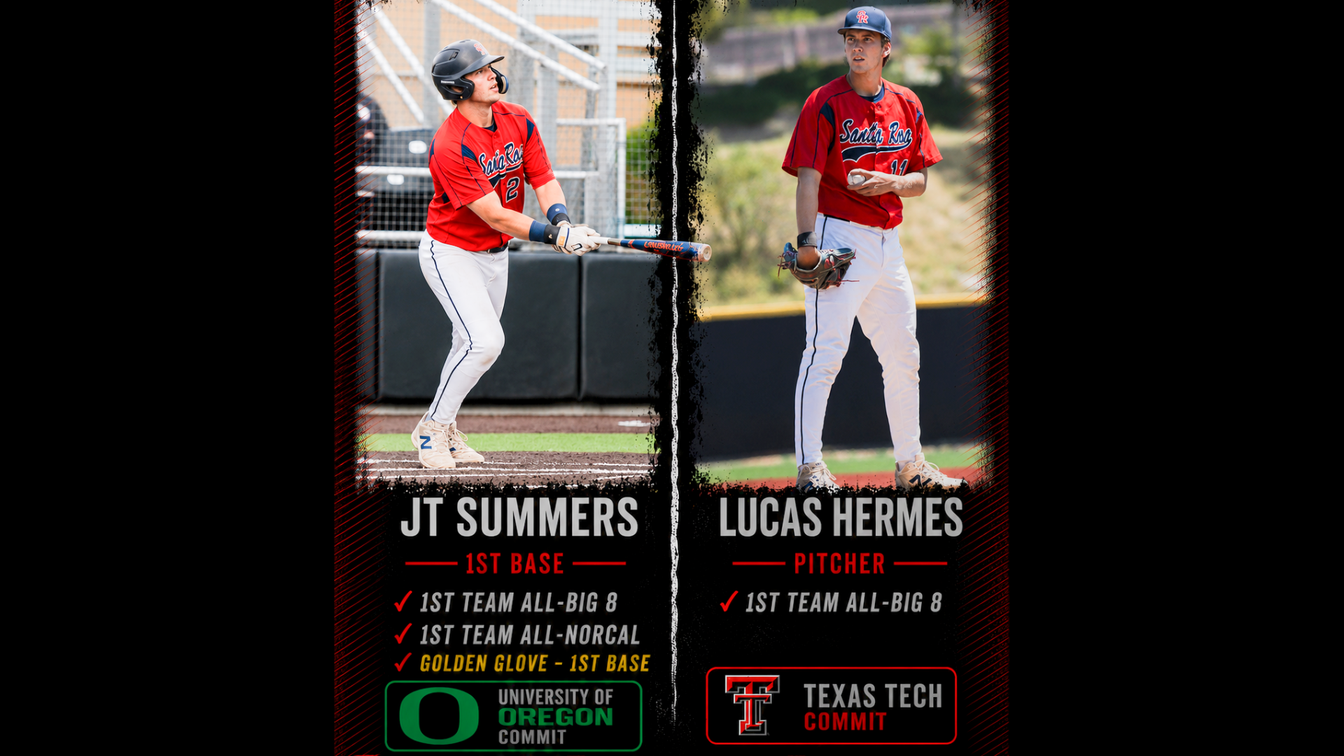 JT Summers & Lucas Hermes action shot.