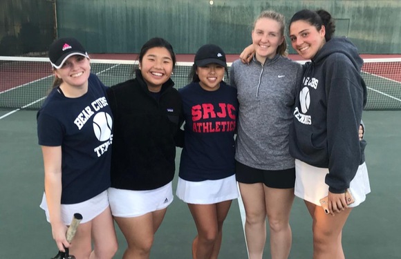 SRJC women's tennis team
